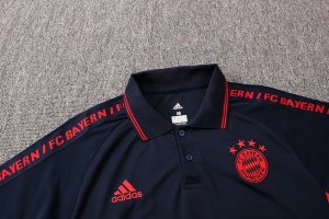 Polo Ensemble Complet Bayern Munich 2019 2020 Bleu Gris