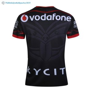 Maillot Rugby Warriors Domicile 2017 2018 Noir