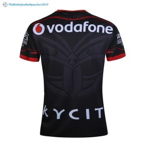 Maillot Rugby Warriors Domicile 2017 2018 Noir