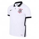 Thailande Maillot Corinthians Paulista Domicile 2020 2021 Blanc