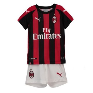 Maillot AC Milan Domicile Enfant 2018 2019 Rouge Maillot AC Milan Domicile Enfant 2018 2019 Rouge