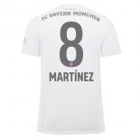 Maillot Bayern Munich NO.8 Martinez Exterieur 2019 2020 Blanc