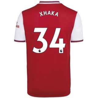 Maillot Arsenal NO.34 Xhaka Domicile 2019 2020 Rouge Maillot Arsenal NO.34 Xhaka Domicile 2019 2020 Rouge