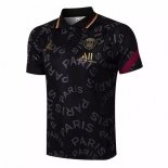 Polo Paris Saint Germain 2021 2022 Noir Jaune