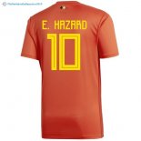 Maillot Belgica Domicile E.Hazard 2018 Rouge