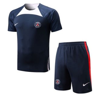 Maillot Entrainement PSG Ensemble Complet 2022 2023 Bleu Maillot Entrainement PSG Ensemble Complet 2022 2023 Bleu