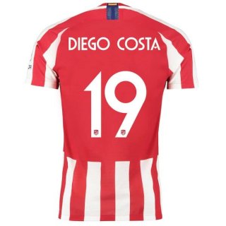 Thailande Maillot Atlético De Madrid NO.19 Diego Costa 2019 2020 Rouge