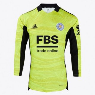 Thailande Maillot Leicester City Gardien ML 2021 2022 Jaune