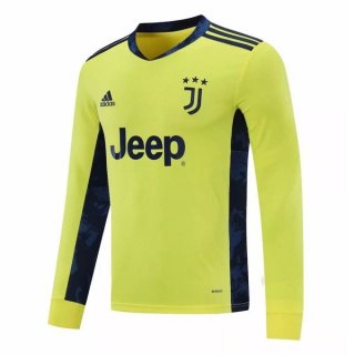 Thailande Maillot Juventus Domicile ML Gardien 2020 2021 Jaune Thailande Maillot Juventus Domicile ML Gardien 2020 2021 Jaune