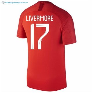 Maillot Angleterre Exterieur Livermore 2018 Rouge Maillot Angleterre Exterieur Livermore 2018 Rouge
