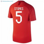 Maillot Angleterre Exterieur Stones 2018 Rouge