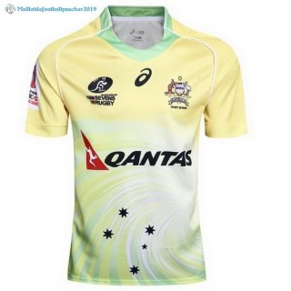 Maillot Rugby Australie Domicile 2017 2018 Jaune