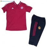 Polo Manchester United Ensemble Complet 2017 2018 Rouge Bleu