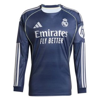 Thailande Maillot Real Madrid Exterieur ML 2025 2026