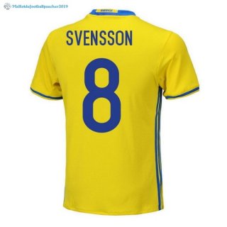 Maillot Sweden Domicile Svensson 2018 Jaune Maillot Sweden Domicile Svensson 2018 Jaune