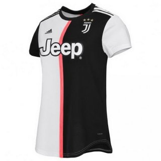 Maillot Juventus Domicile Femme 2019 2020 Noir Blanc