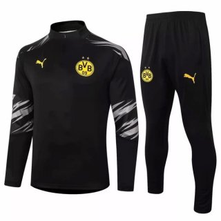 Survetement Borussia Dortmund 2020 2021 Noir Gris Survetement Borussia Dortmund 2020 2021 Noir Gris