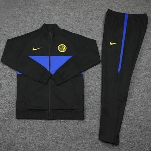 Survetement Inter Milan 2020 2021 Noir Bleu Jaune