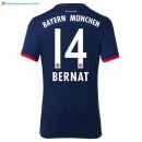 Maillot Bayern Munich Exterieur Bernat 2017 2018