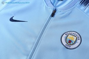 Survetement Manchester City 2018 2019 Bleu Clair