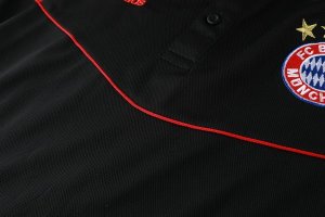 Polo Ensemble Complet Bayern Munich 2019 2020 Noir Rouge