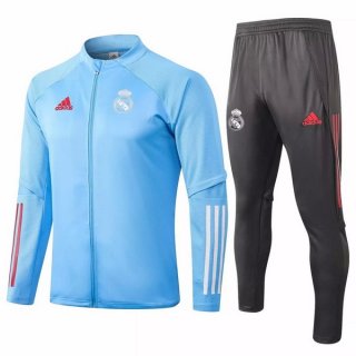 Survetement Real Madrid 2020 2021 Gris Bleu Clair