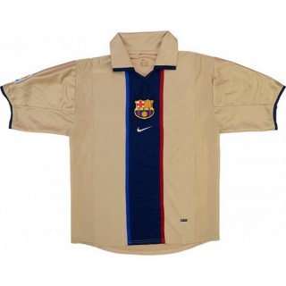 Thailande Maillot Barcelona Replica Exterieur Retro 2001 2003 Jaune Thailande Maillot Barcelona Replica Exterieur Retro 2001 2003 Jaune