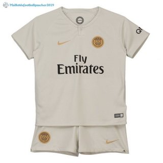 Maillot Paris Saint Germain Exterieur Enfant 2018 2019 Blanc