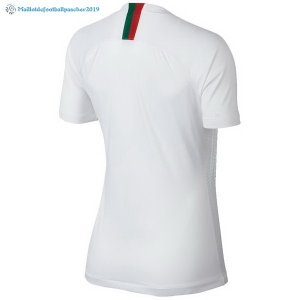 Maillot Portugal Exterieur Femme 2018 Blanc