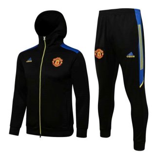 Sweat Shirt Capuche Manchester United 2021 2022 Noir Sweat Shirt Capuche Manchester United 2021 2022 Noir