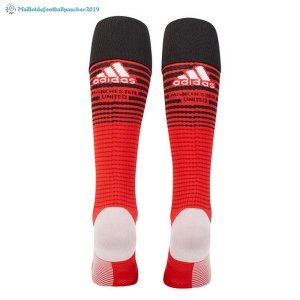 Chaussette Manchester United Domicile 2018 2019 Rouge