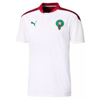 Thailande Maillot Maroc Exterieur 2020 Blanc