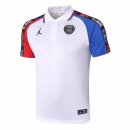 Polo Paris Saint Germain 2020 2021 Blanc Rouge Bleu