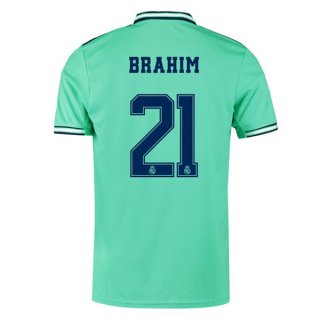 Maillot Real Madrid NO.21 Brahim Third 2019 2020 Vert Maillot Real Madrid NO.21 Brahim Third 2019 2020 Vert