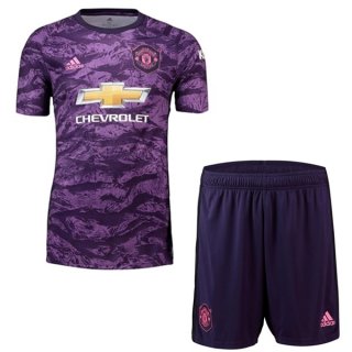 Maillot Manchester United Enfant Gardien 2019 2020 Purpura Maillot Manchester United Enfant Gardien 2019 2020 Purpura