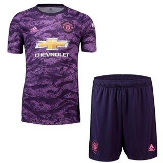 Maillot Manchester United Enfant Gardien 2019 2020 Purpura