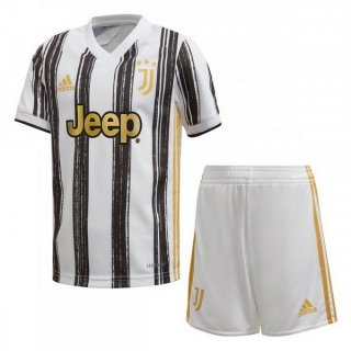 Maillot Juventus Domicile Enfant 2020 2021 Blanc Noir