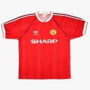 Thailande Maillot Manchester United Domicile Retro 1990 1992 Rouge