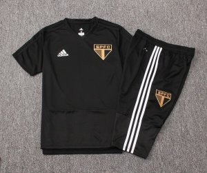 Maillot São Paulo Entrainement Ensemble Complet 2018 2019 Noir