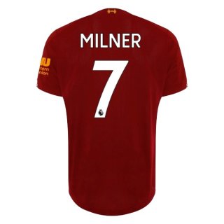 Maillot Liverpool NO.7 Milner Domicile 2019 2020 Rouge