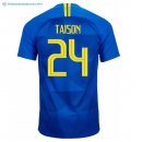 Maillot Brésil Exterieur Taison 2018 Bleu