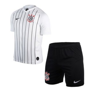 Maillot Corinthians Paulista Domicile Enfant 2019 2020 Blanc