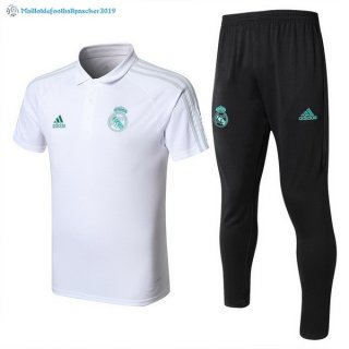 Polo Real Madrid Ensemble Complet 2017 2018 Blanc Polo Real Madrid Ensemble Complet 2017 2018 Blanc