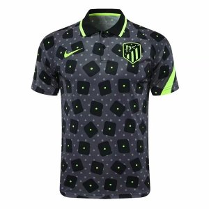 Polo Atlético de Madrid 2020 2021 Noir Gris