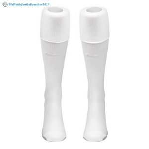 Chaussette Angleterre Domicile 2018 Blanc