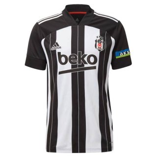 Thailande Maillot Besiktas Exterieur 2020 2021 Noir Blanc