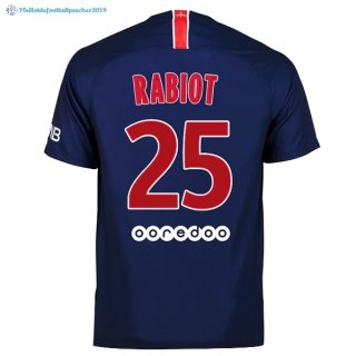 Maillot Paris Saint Germain Domicile Rabiot 2018 2019 Bleu Maillot Paris Saint Germain Domicile Rabiot 2018 2019 Bleu