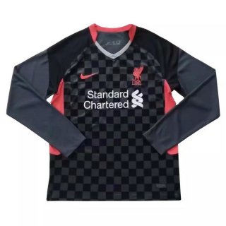 Thailande Maillot Liverpool Third ML 2020 2021 Noir Thailande Maillot Liverpool Third ML 2020 2021 Noir