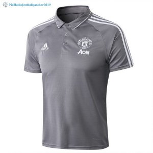 Polo Manchester United Ensemble Complet 2017 2018 Gris