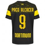 Maillot Borussia Dortmund Exterieur Paco Alcacer 2018 2019 Noir